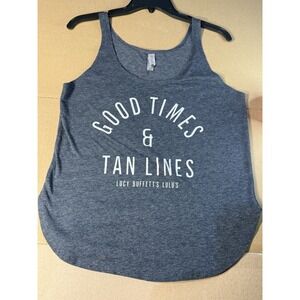 Next Level Apparel "Good Times & Tan Lines" Tank Top Soft Lightweight Casual Tee